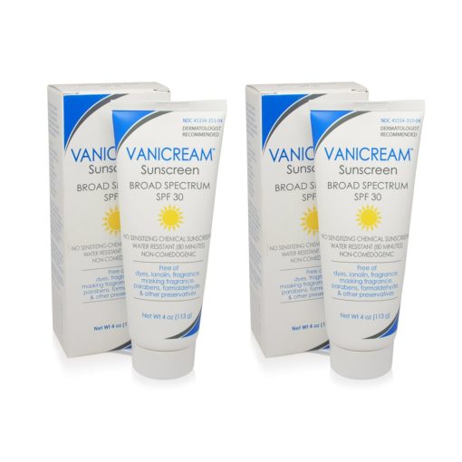 Vanicream Sunscreen Sensitive Skin SPF 30 4-Oz (Pack of 2)