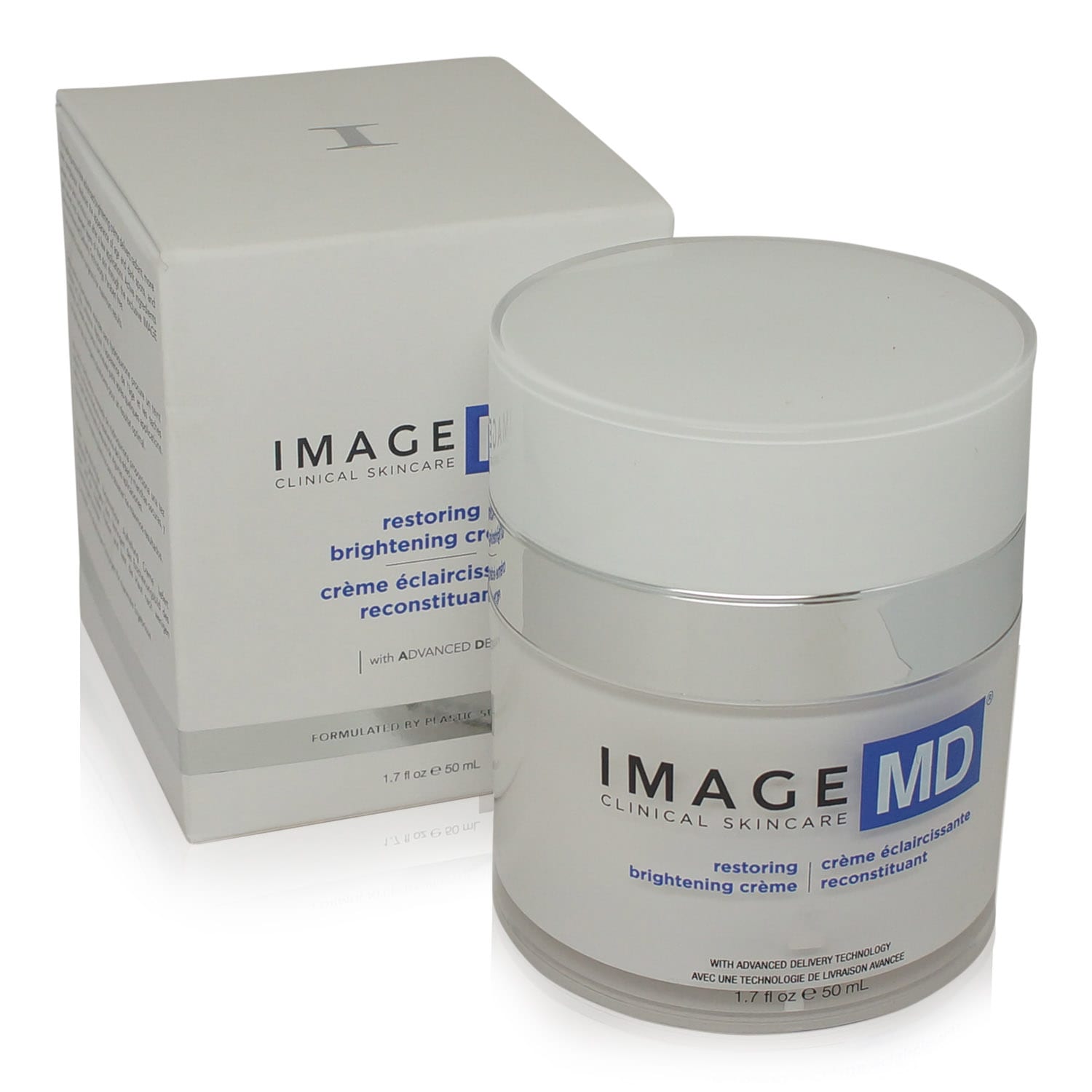 Image SKincare moisturizing cream box and product front view