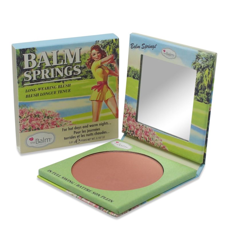 Choose a Blush for fair skin like theBalm Balm Springs 