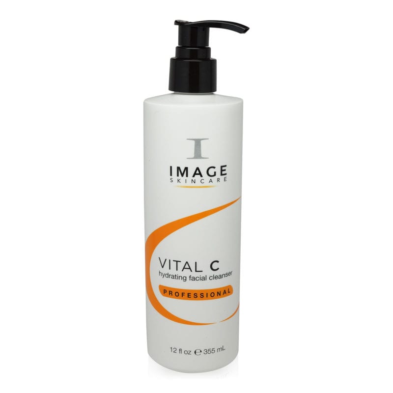 IMAGE Skincare Moisturizer - Vital C Hydrating Facial Cleanser 12 oz Bottle Front View