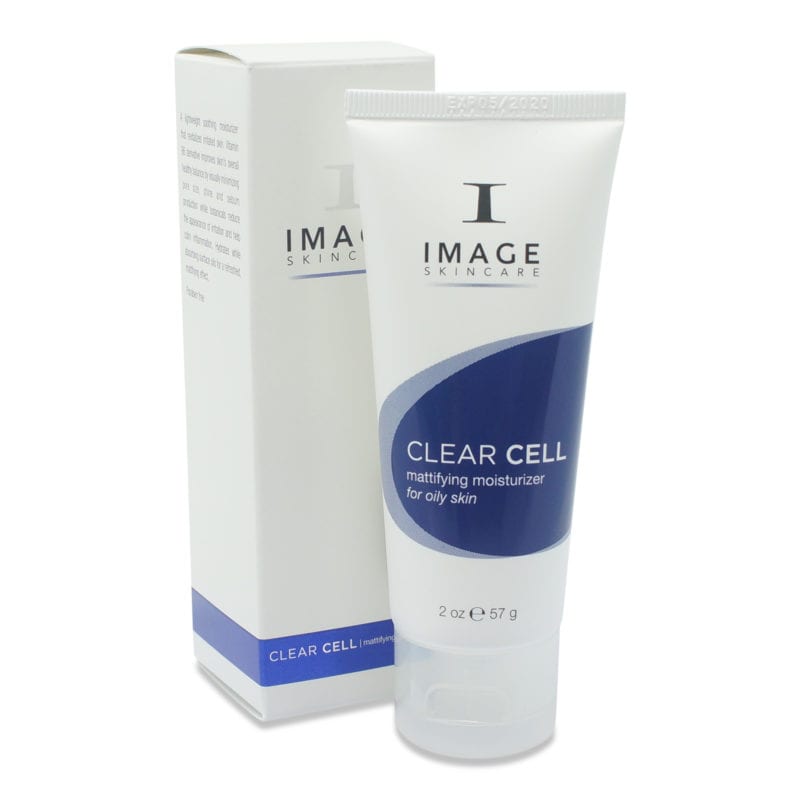 IMAGE Skincare Clear Cell Mattifying Moisturizer for Oily Skin 2 oz tube and product box