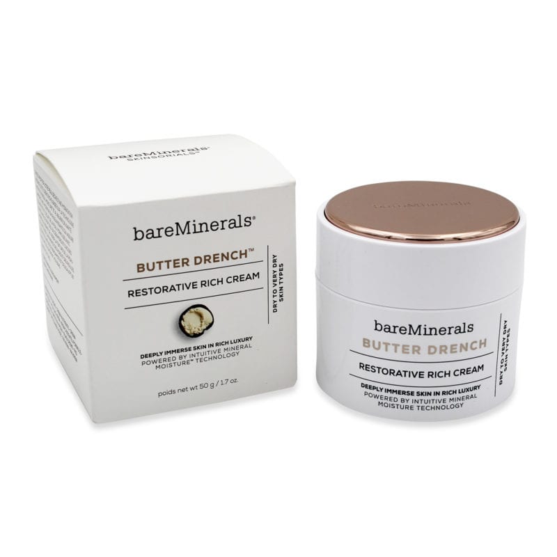 bareMinerals Butter Drench Restorative Rich Cream 1.7 oz front view of product