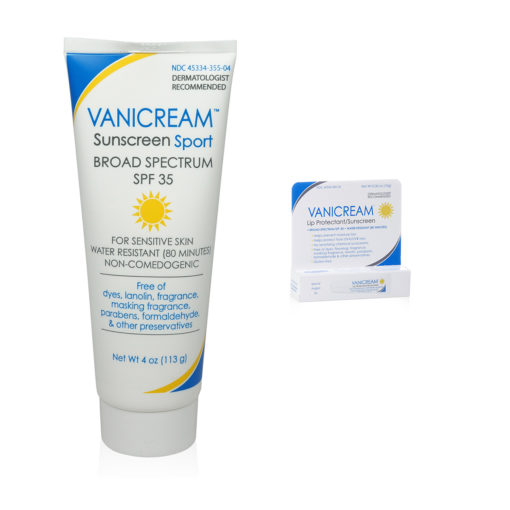 Vanicream Sunscreen - SPF 35 4Oz- and Vanicream Lip Pretectant SPF 30 .35Oz combo pack