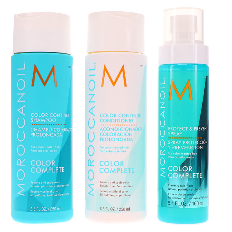 sun protection for hair from Moroccanoil Color Complete Consumer Set image