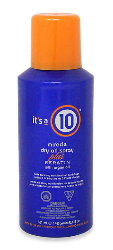 It’s a 10 Plus Keratin Dry Oil Spray