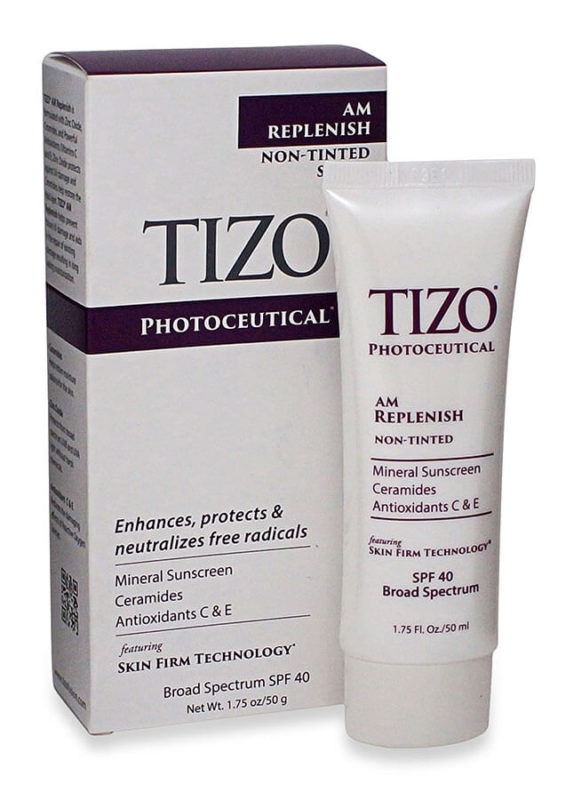 sunscreens for freckles TIZO Photoceutical AM Replenish SPF 40