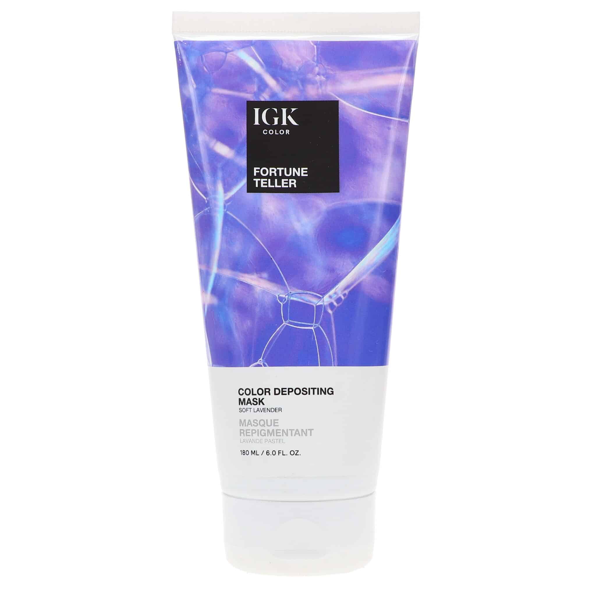 IGK Color Depositing Hair Mask Fortune Teller Soft Lavender 6 Oz   1441373.01 Scaled 