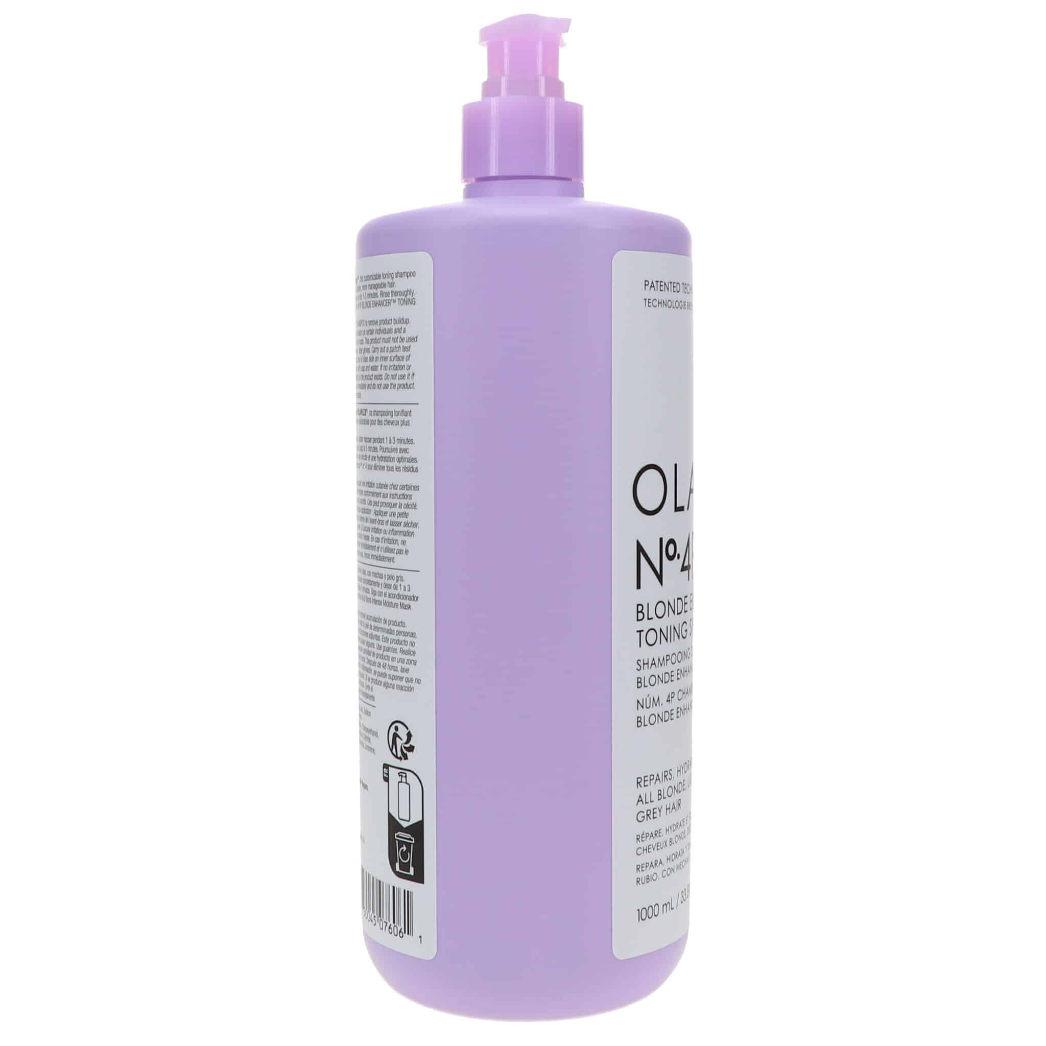 Olaplex No 4p Blonde Enhancer Toning Shampoo 33 8 Oz LaLa Daisy   1442054.07 Scaled 