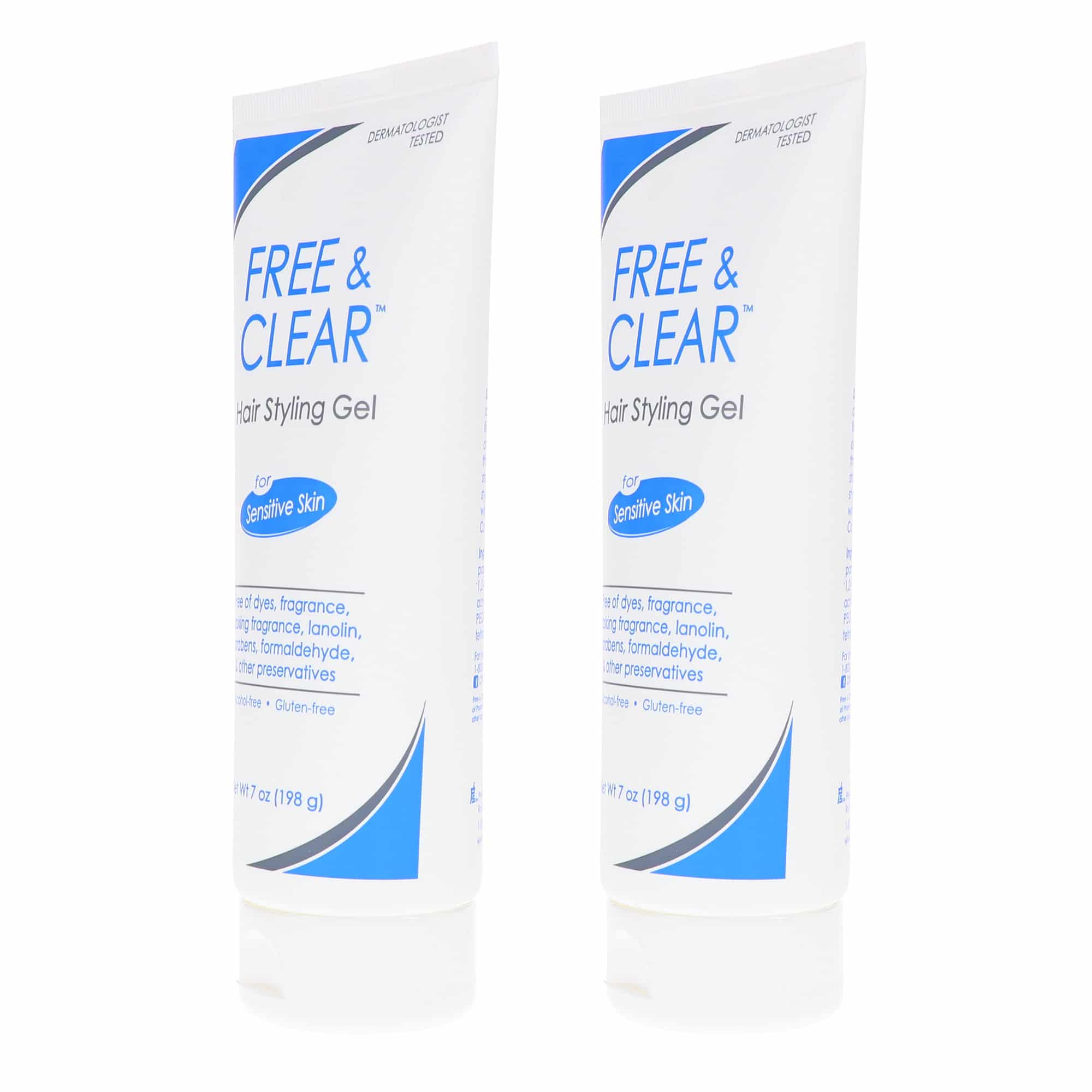 Free & Clear Hair Styling Gel 7 Oz (Pack of 2)