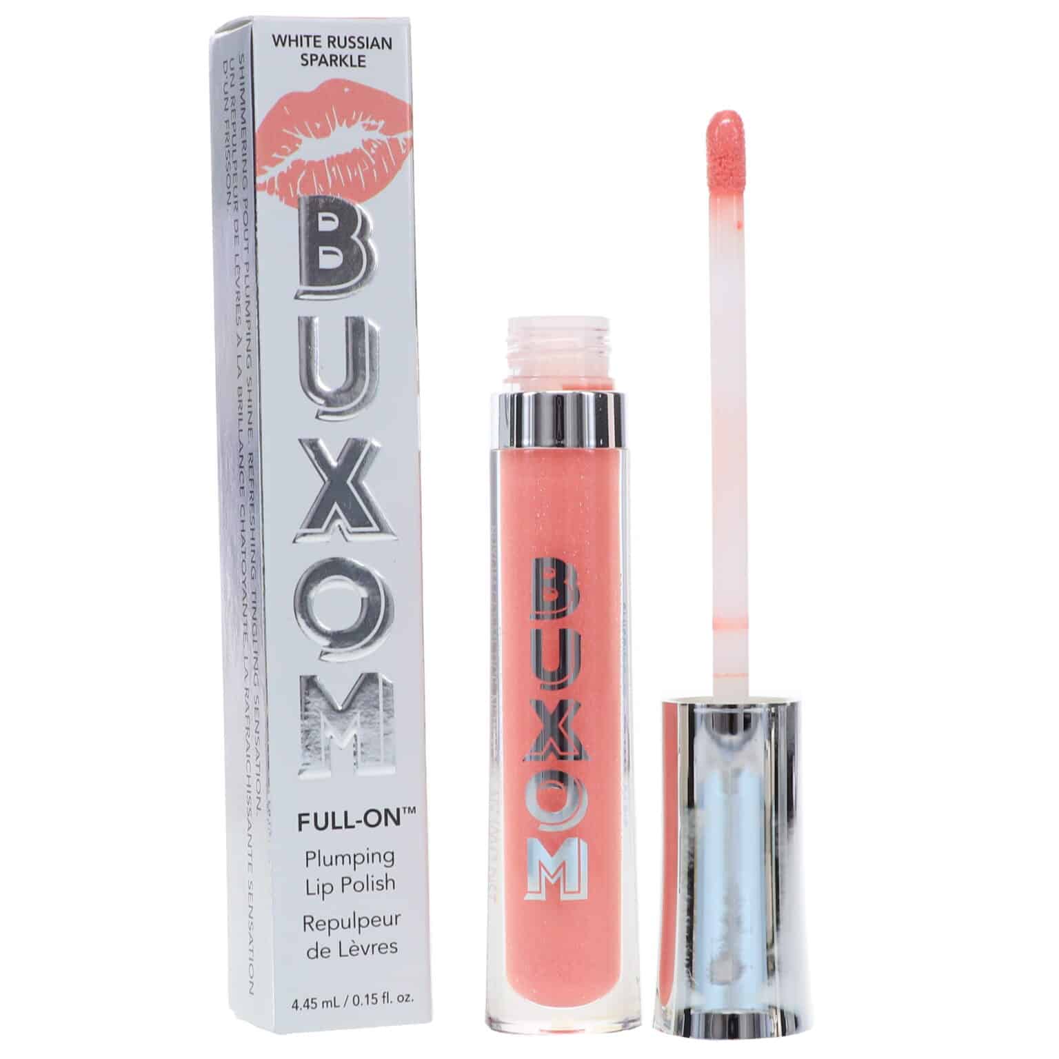 BUXOM Full-On Plumping Lip Polish Gloss White Russian Sparkle 0.15 oz ...