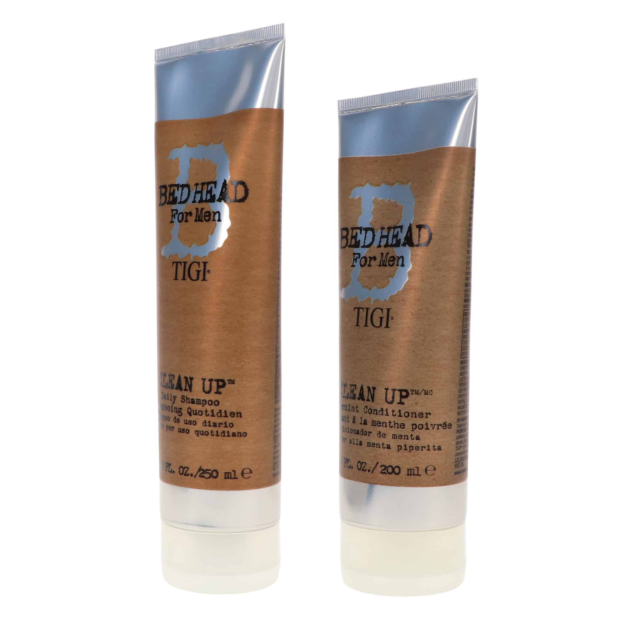 TIGI Bed Head For Men Clean Up Daily 8.45 oz & Head For Men Clean Up Conditioner oz Combo Pack LaLa Daisy