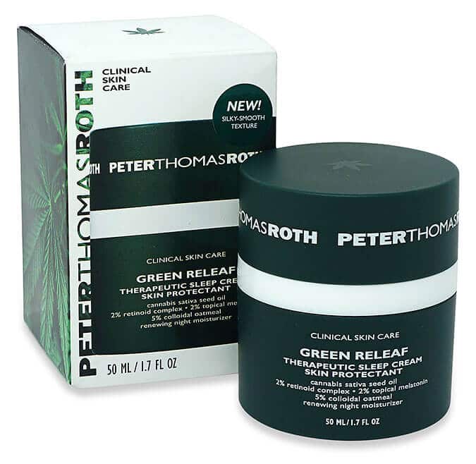 Peter Thomas Roth Green Releaf Sleep Cream Skin Protectant