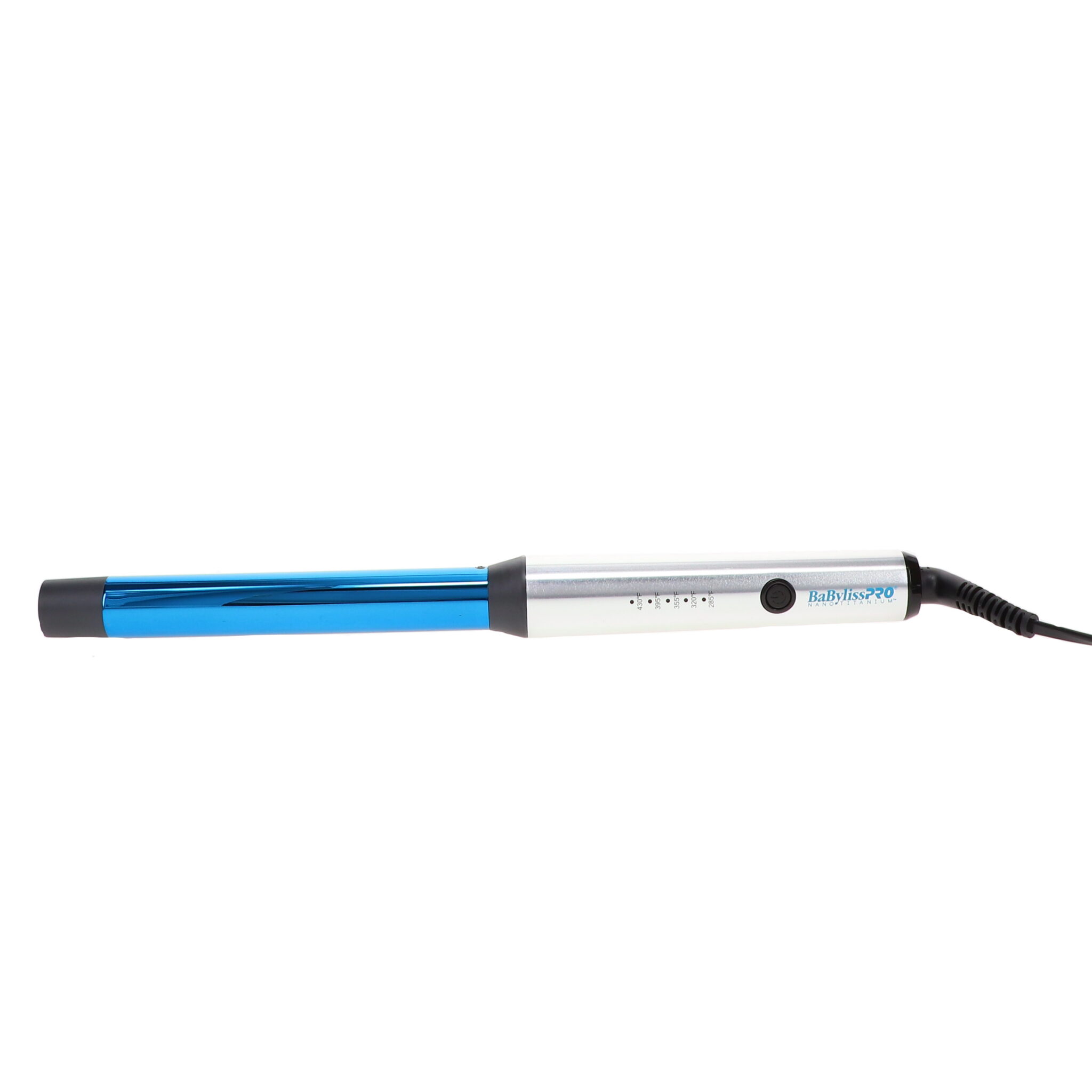 Titanium curling clearance wand